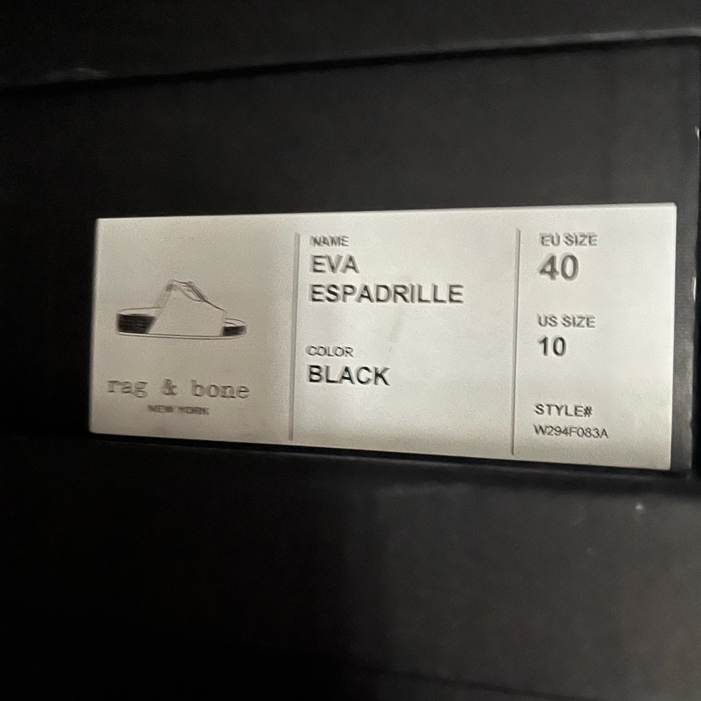 NWT Rag & Bone Eva Espadrilles Leather Slides 10 - Picture 15 of 16
